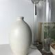 Vase émaillé blanc