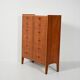 Swedish teak tallboy by Treman