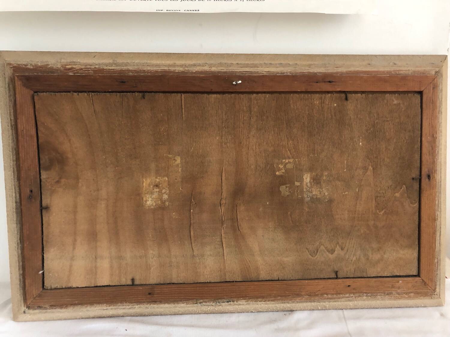 Old oil on panel still life signed