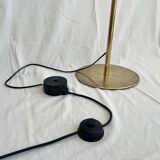 Floor lamp/reading lamp in gilded brass
