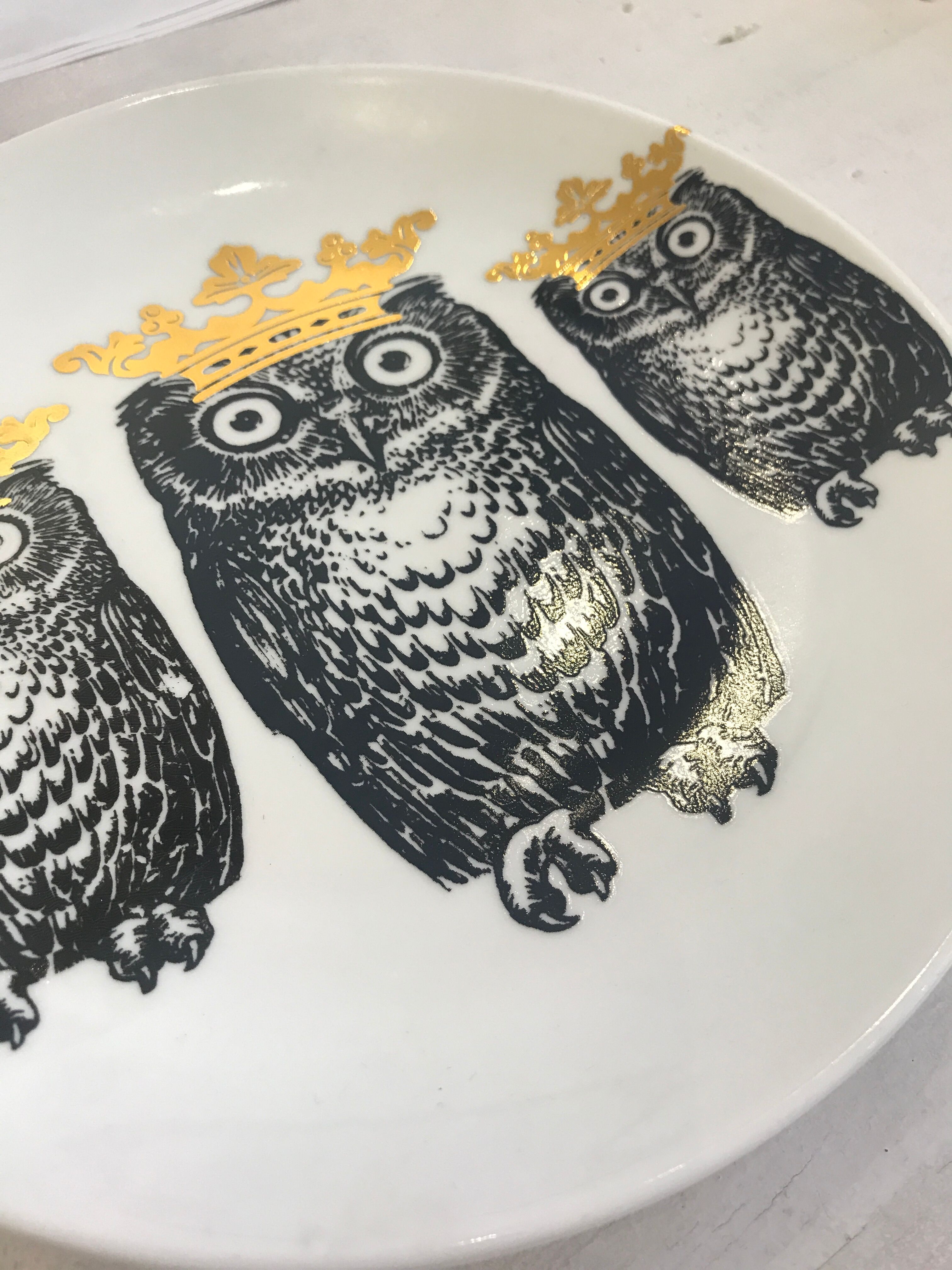 Owl plate