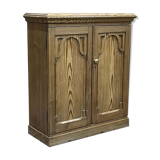 English buffet XIXth in pitch pine