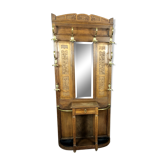 Porte manteaux époque art nouveau en chêne massif