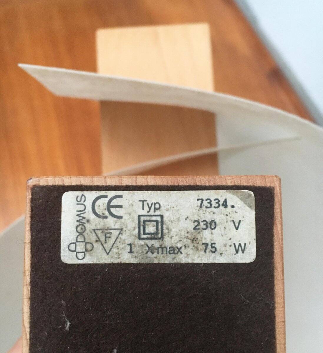 Vintage Table Lamp Plan B by Iris Kremer for Domus