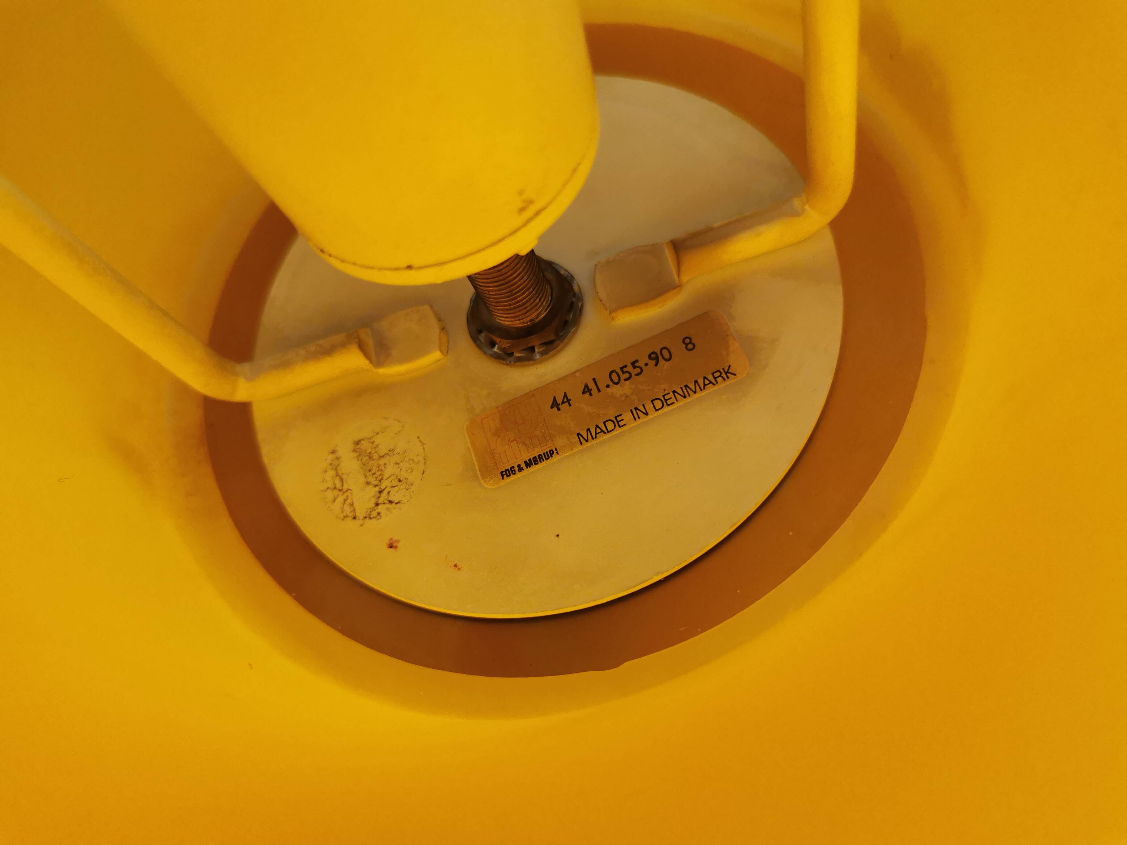 Lampe à suspension Jo Hammerborg pour Fog&Mørup modèle Plain de 1977.