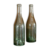 Set of 2 vintage "fritillary" bottles