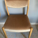 Scandinavian chair in honey colour