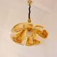 Tulip Cosack pendant lamp, 1970s, brass, 60 cm, E27