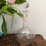French carafe made of chiseled glass