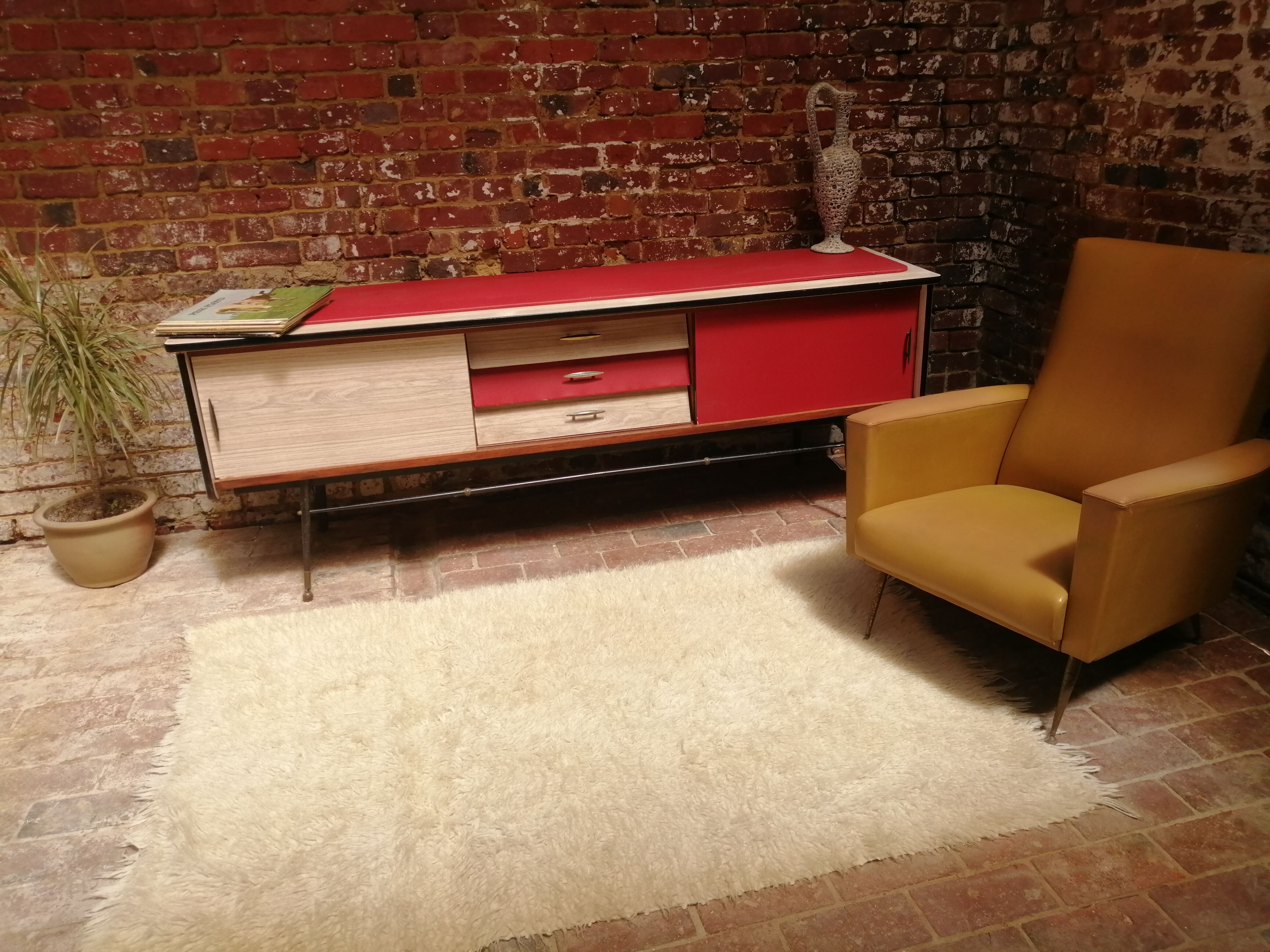 Danish bicolor sideboard 1950