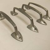 Old art deco metal handles restoration furniture drawers door