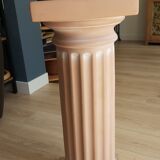 Pink plaster column