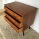 Commode vintage pied compas noir