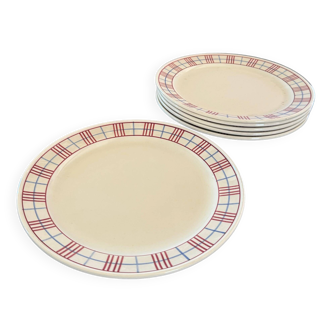 6 Assiettes plates Carola Villeroy & Boch