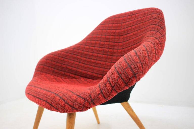 Set of three fiberglass armchairs by František Jirák, 1970s