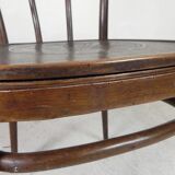 Beech armchair with armrests in Thonet style, 1920s