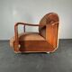 Midcentury brutalist embassy lounge or easy low club chair, 1960s