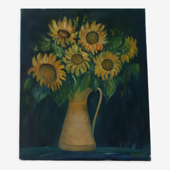 Oil canvas Sunflowers