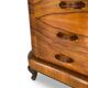 Commode italienne Art déco en ronce de noyer, années 1930
