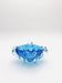 Bohémia Crystal Ashtray Josef Hospodka Blue Vintage 1960