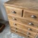 1950 oak chiffonier chest of drawers