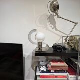 Lampe vintage inox