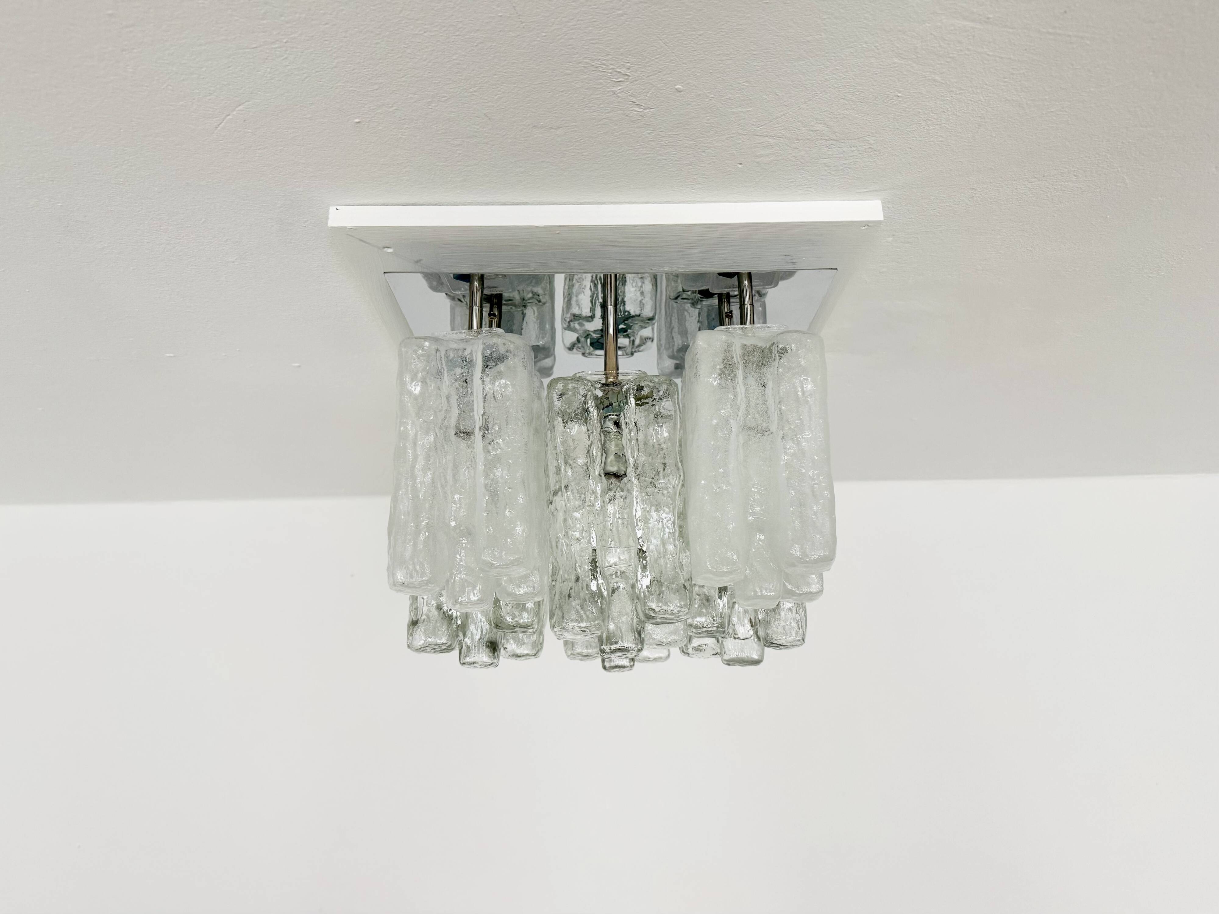 Austrian Granada Flush Light by J.T. Kalmar