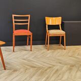 Four mid century chairs | vintage - set of 4 dining chairs