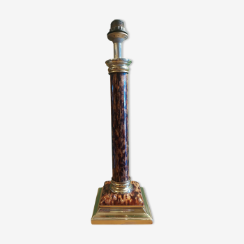 Lamp foot column tortoiseshell way of the house Le Dauphin