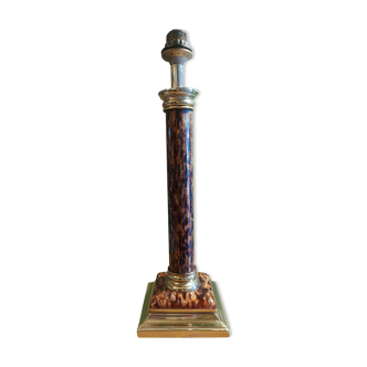 Lamp foot column tortoiseshell way of the house Le Dauphin