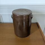 Large ancient stoneware pot