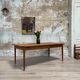 Vintage farmhouse table with spindle legs.
