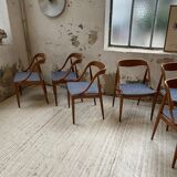 6 chairs by Johannes Andersen