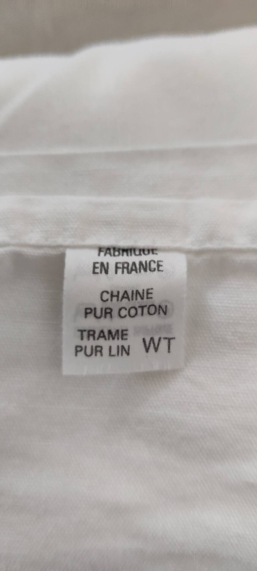 Vintage white sheet