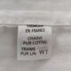 Vintage white sheet