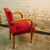 Velvet bridge armchair