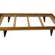 Lit vintage minimaliste en teck et chêne, années 1960