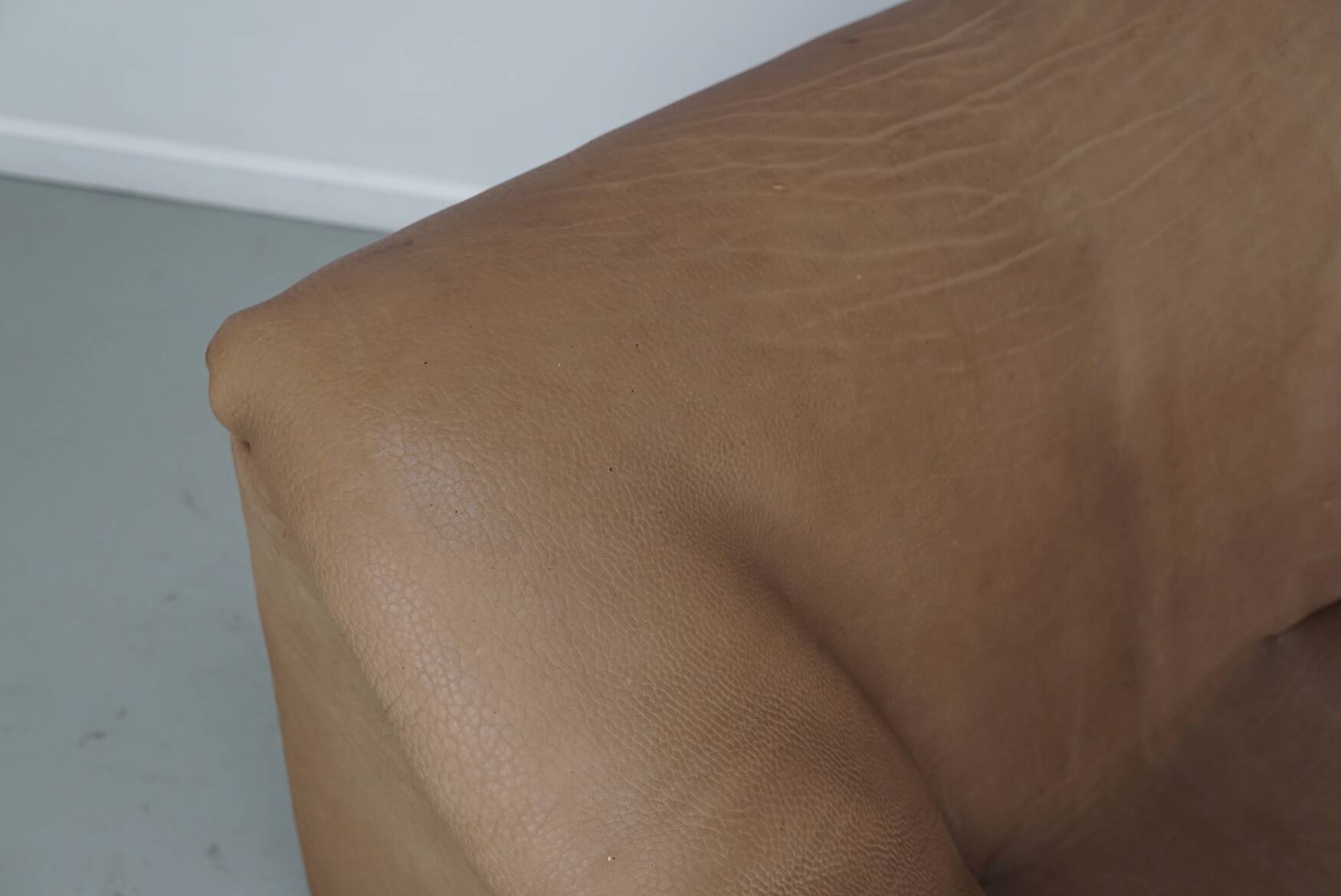 De Sede DS46 Tan / Beige Buffalo Leather Lounge armchair, Switzerland