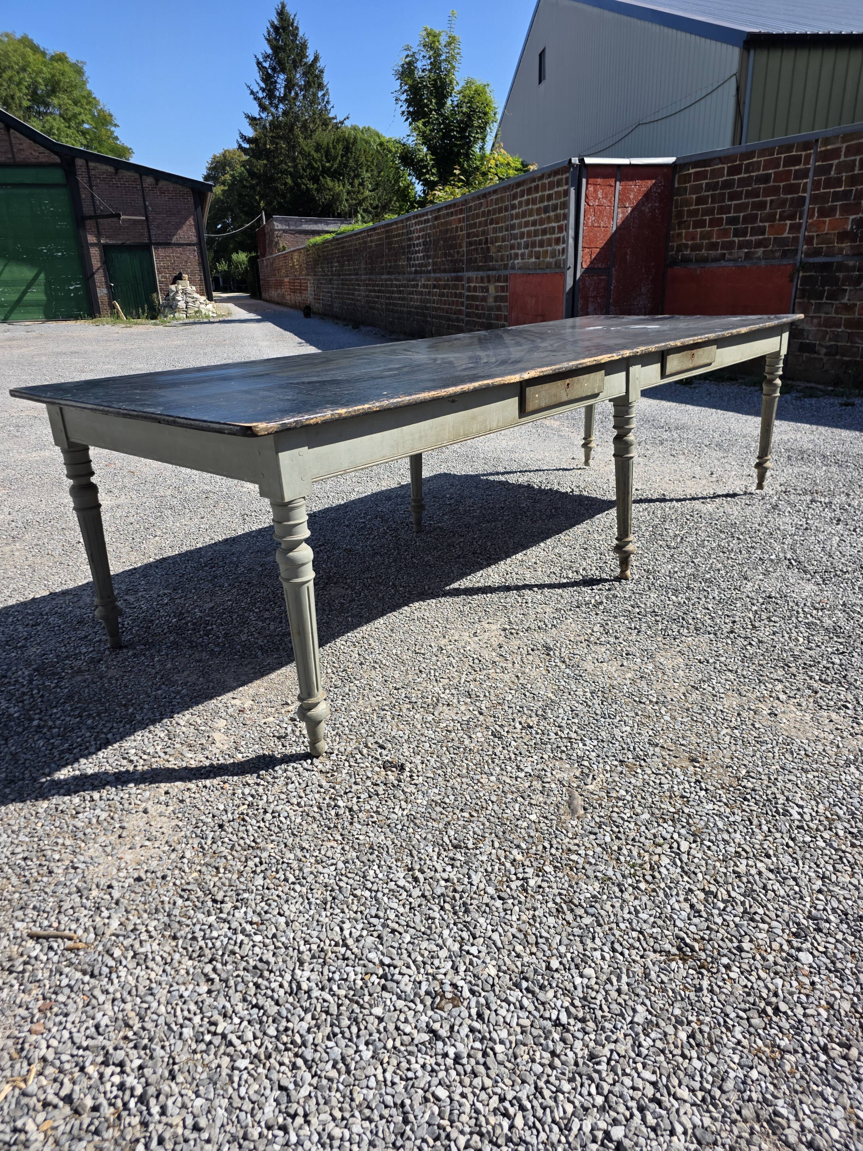 Old farmhouse table, 300 × 108cm
