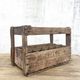 Old Vintage wooden locker box for 15 bottles - Moureaux Pantin