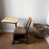 Vintage school desk from 1950