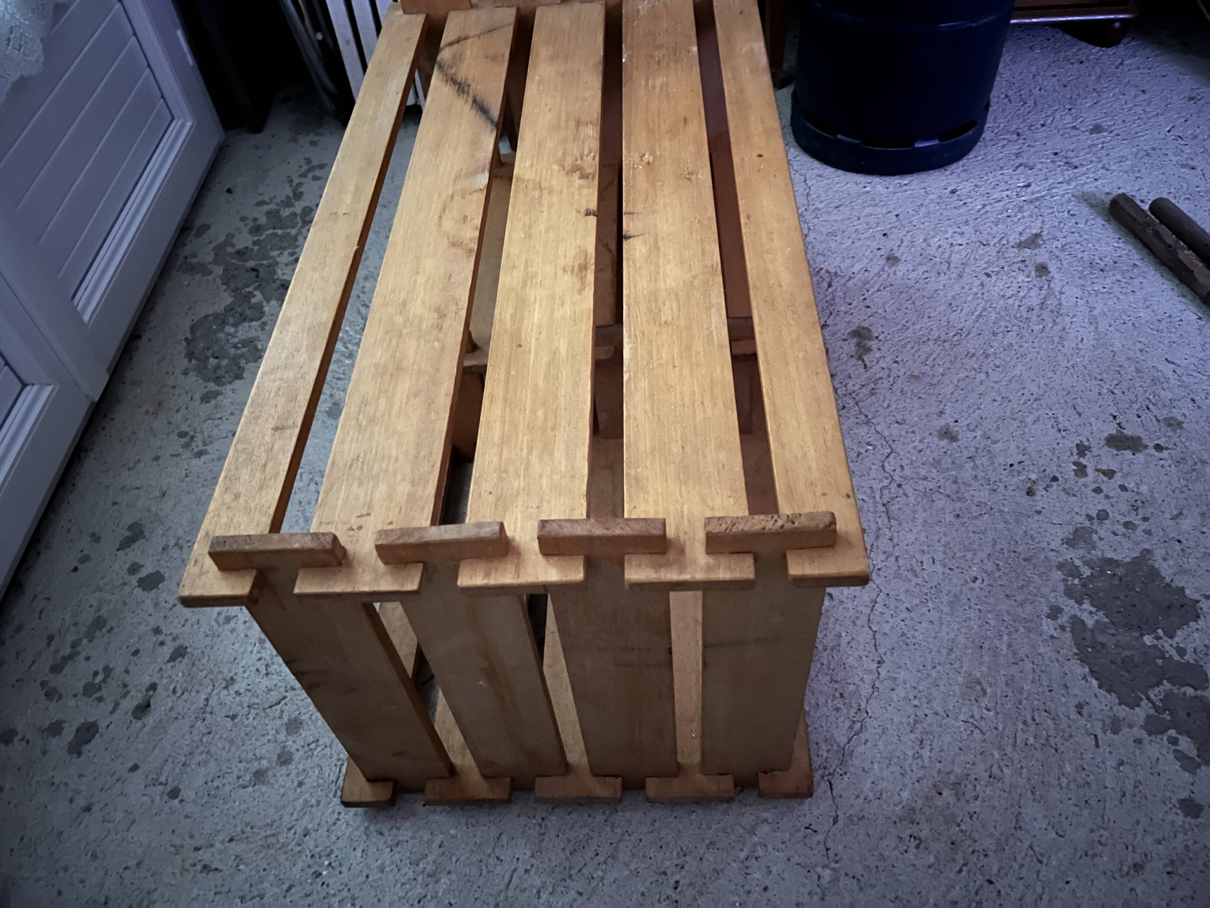 Vintage pine TV unit