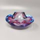 1960s Gorgeous Blue and Pink Ashtray or Catchall By Flavio Poli for Seguso