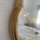 Vintage mirror 1960 Belgian rocaille style gilded wood - 76 x 55cm