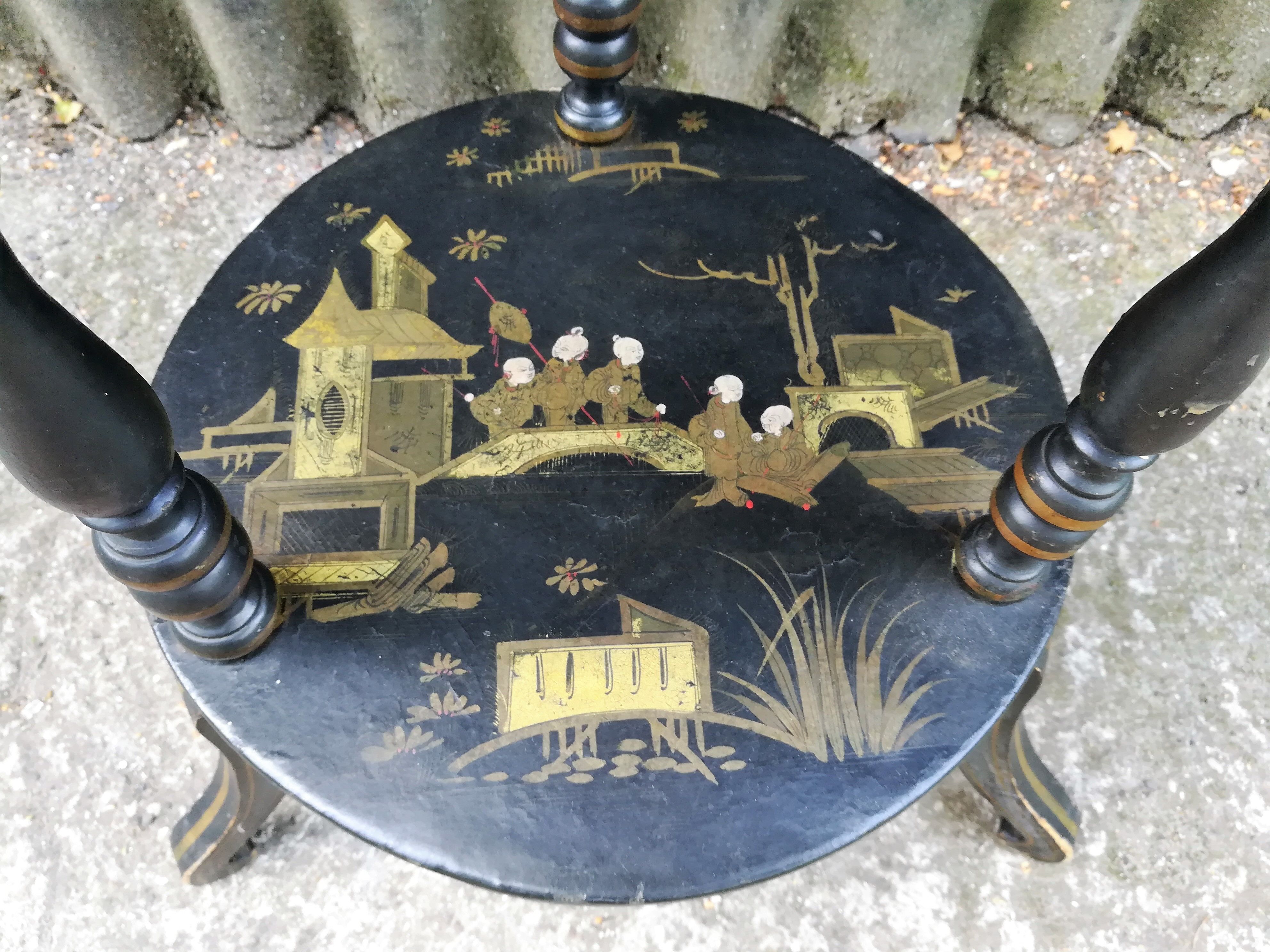 Harness Napoleon III patterned hand painted