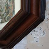 Antique octagonal mirror