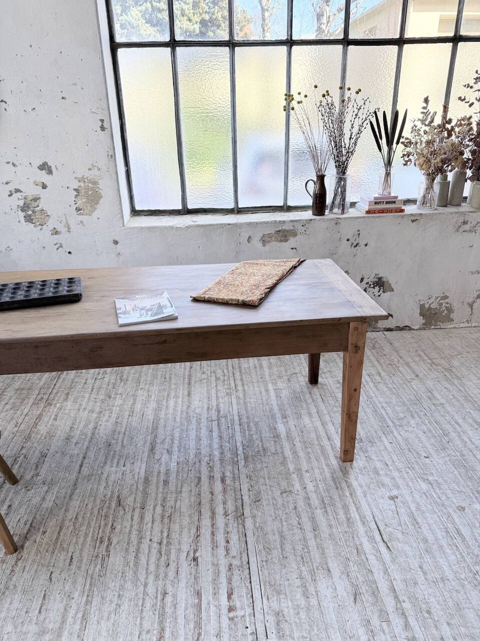XL oak farmhouse table 1950 235cm