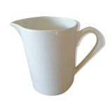 White pitcher in faience