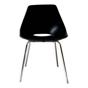 Chaise tonneau en cuir - steiner