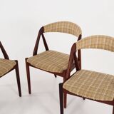 Set of four teak chairs, Danish design, 1970s, designer: Kai Kristiansen